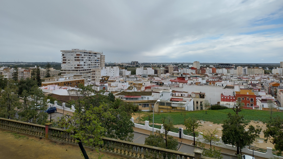Huelva pogled na grad